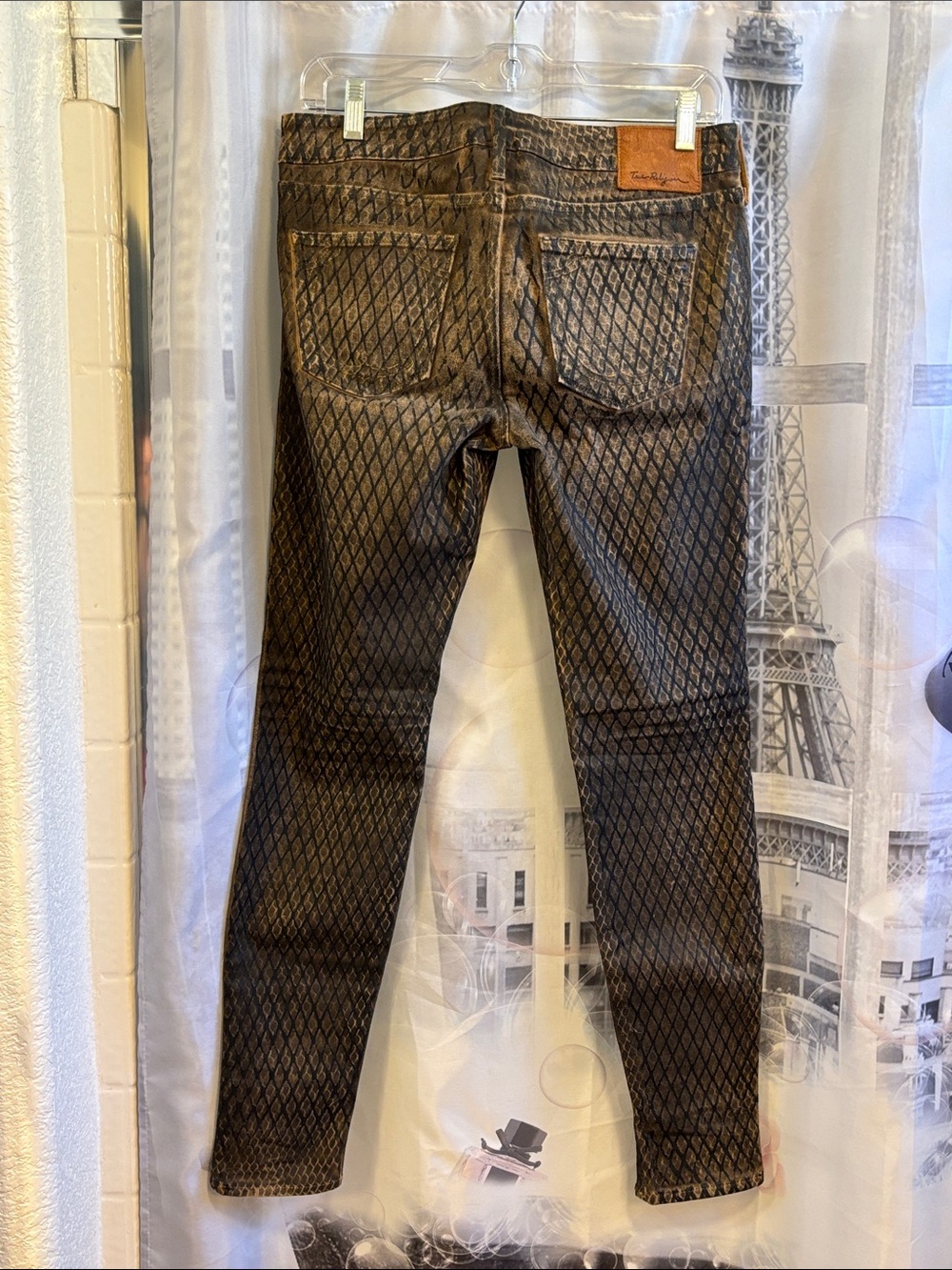 TRUE RELIGION Halle Mohave Lonestar Snake Print Skinny Jeans View 4